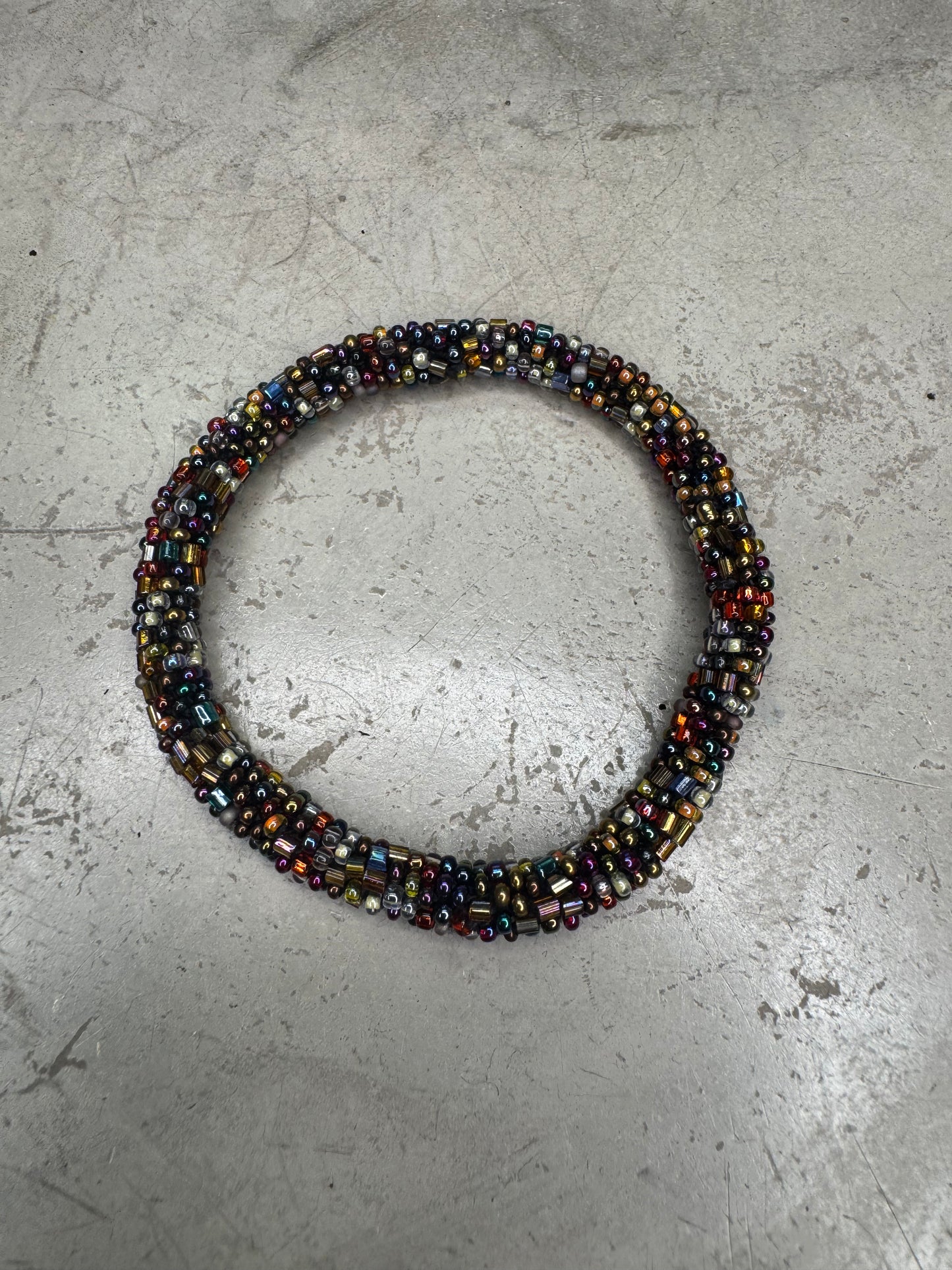 DARK RED MIX BRACELET